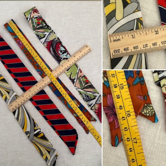 Vintage Equestrian Inspired Silk Scarf Boho Chic Green Multi Style Accessory (9) - Picture 8 of 12